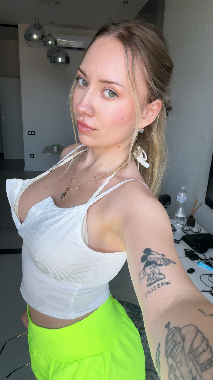 KateV in her underwear in Canberra